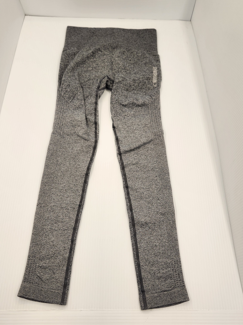 Gymshark Seamless High-Waist Leggings in Charcoal Gray - Picture 2 of 9